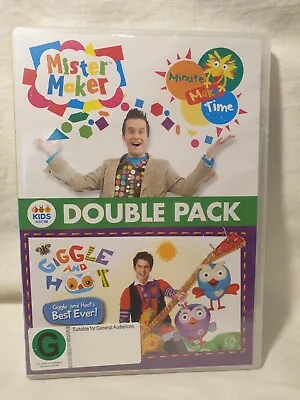 Mister Maker - Minute Make Time / Giggle And Hoot DVD 2013 Jimmy Rees NEW • $20.79