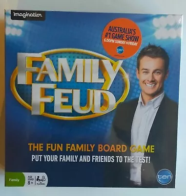 Family Feud 1st Australian Edition Board Game 2014 - Brand NEW SEALED • $20