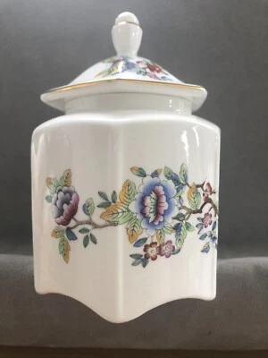 £5 • Buy Aynsley China Butterflies Lidded Trinket Jar