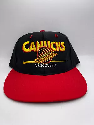 Vintage Vancouver Canucks NHL Twins Enterprises Snapback Hat • $22.99