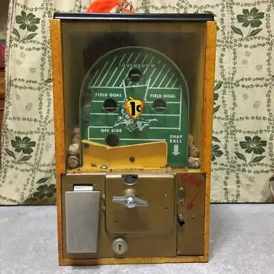 Vintage 1950's Victor Vending Wooden Gumball Machine • $3699