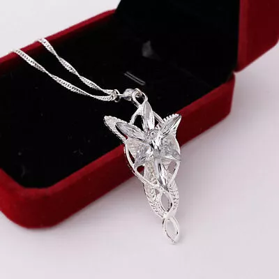 Fashion Lord Of The Rings Pendant Arwen's Evenstar Necklace Jewerly # • £4.79