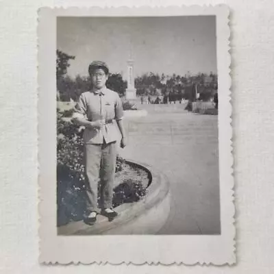 Red Guards Girl At Revolutionary Monument 1967 Photo Mao Cultural Revolution • $4.99