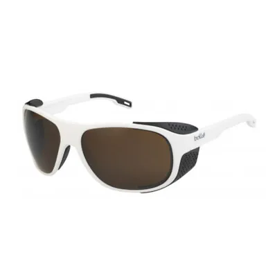 Bolle Graphite 63mm TNS Sunglasses Matte White And Black • $99