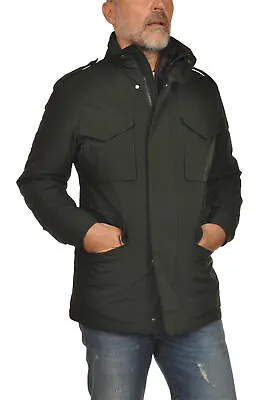 Montecore Man Field Jacket Verde Scuro 16426 • $684.49