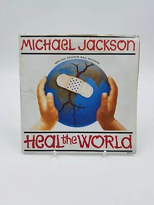 Michael Jackson - Heal The World  7  Special Poster Bag Single  658488-7 • $6.21