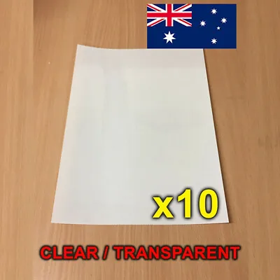 X10 A4 Clear Transparent Glossy Self Adhesive Sticker Print Paper Label Laser • $6.45