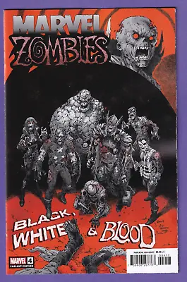 Marvel Zombies Black White Blood #4 1:10 Nauck Homage Variant Actual Scans! • $6.99