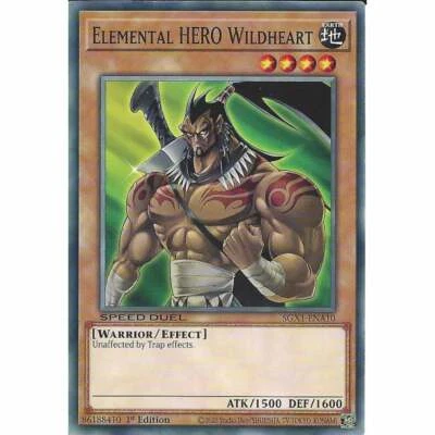 £0.99 • Buy Elemental HERO Wildheart SGX1-ENA10 1st Edition Common :YuGiOh Trading Card TCG