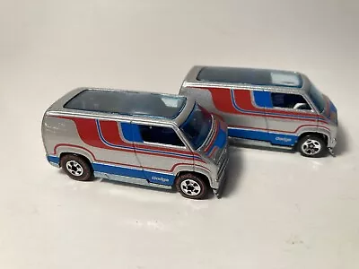 Hot Wheels 77 Dodge Van - Loose Pair From 2011 Hot Ones Series. Reg & Chase • $39.50