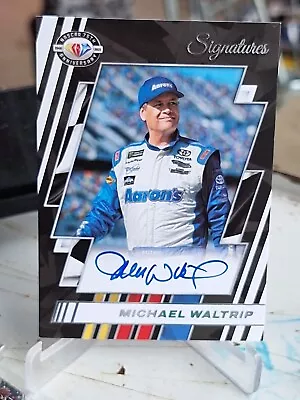 Michael Waltrip 2023 Panini Prizm Signatures 75th Anniv. On Card Auto • $7.50