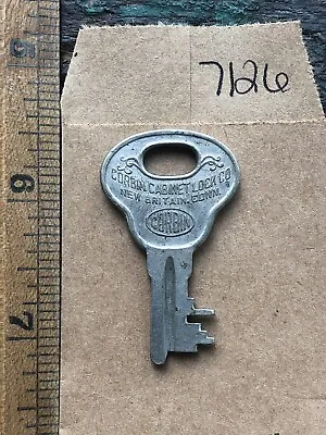 Vintage Antique Steamer Trunk Key Corbin JV11 Chest OEM CCL CORBIN CABINET -7126 • $15.76