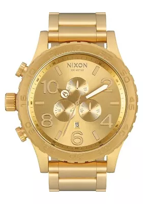 £125 • Buy Nixon 51-30 Chrono All Gold