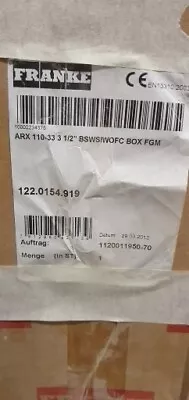 Franke Sink  ARX 110-33 122.0154.919 • £89.99