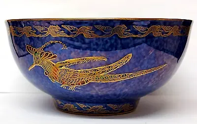 Wedgwood Fairyland Blue & Orange Lustre Hummingbird Bowl Daisy Makeig-Jones VGC • £325