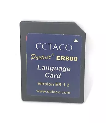 ECTACO Partner ER800 Series Language Card Version ER 1.2 • $34.20