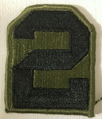£7.56 • Buy US Army 2nd US Army Subdued Shoulder Sleeve Insignia Patch