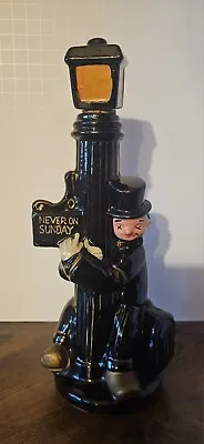 Vintage  Never On Sunday  Enesco Decanter Liquor Bottle • $17