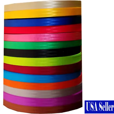 5/10 Yards 2  5cm Seat-belt Blue Red Green Black Polyester Webbing Strap Repair  • $5.95