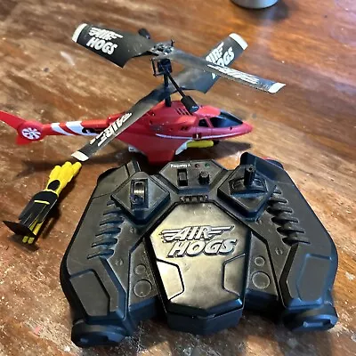 Air Hogs RC HELICOPTER & REMOTE For Parts Or Repair NOT WORKING! • $8.99