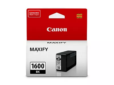 Canon PGI1600 Black Ink Tank Cartridge PGI1600BK Maxify MB2760 MB2360 MB2160 060 • $53