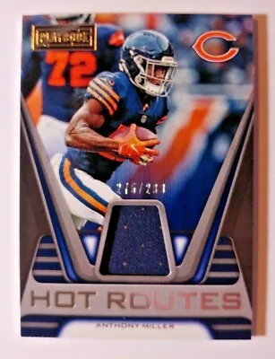 2019 Playbook Hot Routes Relic Anthony Miller 275/299 • $4.99