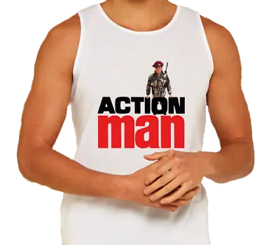 Action Man Soldier Printed Men's Vests XS - 2XL Action Man Figures Dolls • £14.95