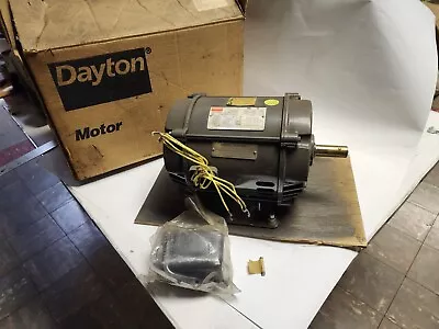 Dayton 2N981J 1-1/2 HP 3 PH 1760 RPM 184 Ind. Electric Motor Class F Insulation • $249.99