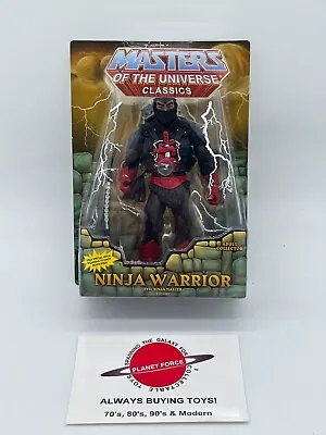 Ninja Warrior Ninjor MOTU Classics Masters Of The Universe Figure NEW Sealed • $109.95