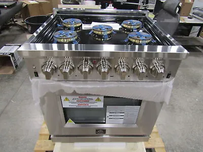 Forno 30in Freestanding Dual Fuel Range W Natural Gas - FFSGS618730 Stainless • $2099.99