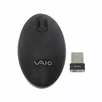 Sony Vaio VGP-WMS30 2.4GHZ Wireless Mouse With Compact USB Receiver Black • $59.99