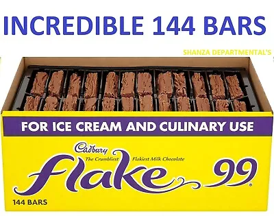 Bulk Box Of 144 Cadbury Flake 99 Bars 1.2Kg  For Ice Cream  Trifle And Culinary • £24.99