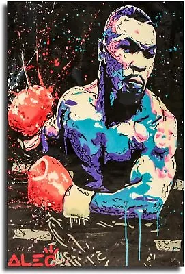 Alec-Monopolys Boxing Tyson Poster Decorative Painting Canvas Wall Art Living • $14.90