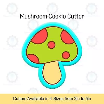 Mushroom Cookie Cutter • $3