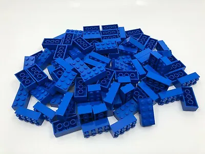$21.99 • Buy New Lego 100 Classic Blue 2x4 Bricks Parts Pieces 3001