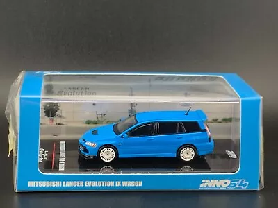 Inno64 Mitsubishi Lancer Evolution IX Wagon Blue 1/64 • $17.99