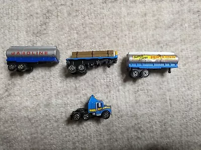 Galoob Vintage Micro Machines Semi Truck & Trailer Lot • $15