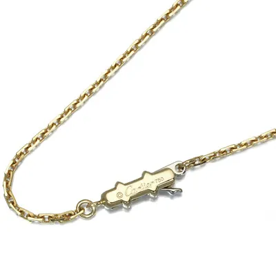 Auth Cartier Chain Necklace Links And Chains 42cm 18K 750 Yellow Gold  • $1019.58