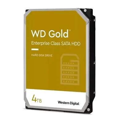Western Digital HDD Gold 4 TB SATA 256 MB 3.5 Inch • $463.93