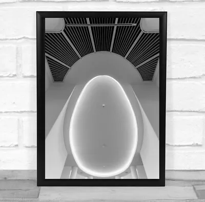 £39.99 • Buy Oval Building White Structure Wall Art Print