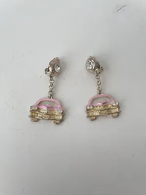 Vtg Rare Mary Kay Pink Cadillac Earrings Jewelry Consultant Prize Award Retired • $22.27