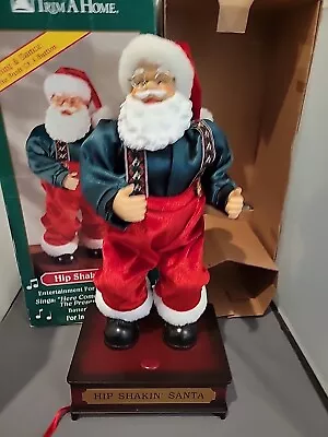 Trim A Home 14” Hip Shakin Santa Montionette Animated Motion Sound In Box Works • $24.95