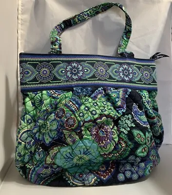 Vera Bradley Morgan Shoulder Handbag - Floral Paisley - Blue Rhapsody • $20