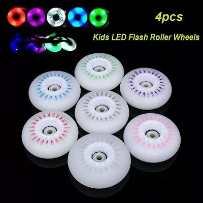 64mm 90A Flash Wheel Outdoor Inline Skates Roller Wheels Parts 80mm 76mm 72mm • $13.99