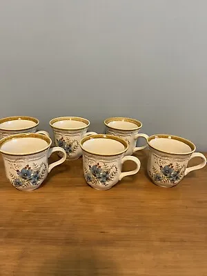 Mikasa Garden Club Day Dreams Coffee Cups Set Of 6 ( No Soucers) • $39.89