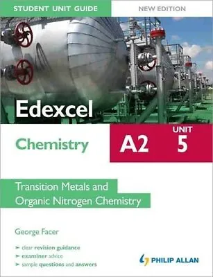 Edexcel A2 Chemistry Student Unit Guide (New Edition): Unit ... By Facer George • £3.49