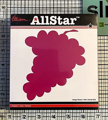 Ellison Allstar Grapes Bigz Size Die A10152  (New) • $9