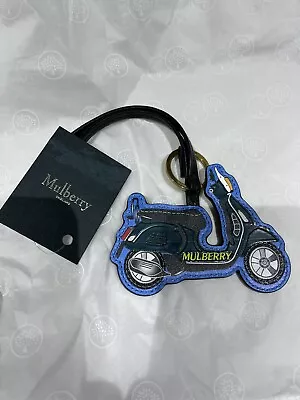 MULBERRY  Vespa Leather Keyring - NEW With Tag • £47