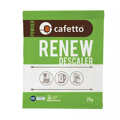 Cafetto Renew Descaler Espresso Coffee Machine Descaling Sachets Muliti Buy • $41.95