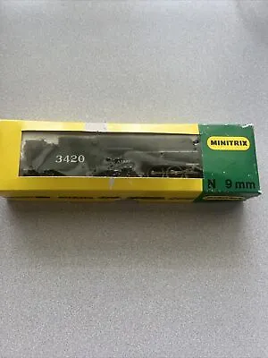 Minitrix N Scale #2990  4-6-2 Pacific At & Sf Railroad #3420 • $80